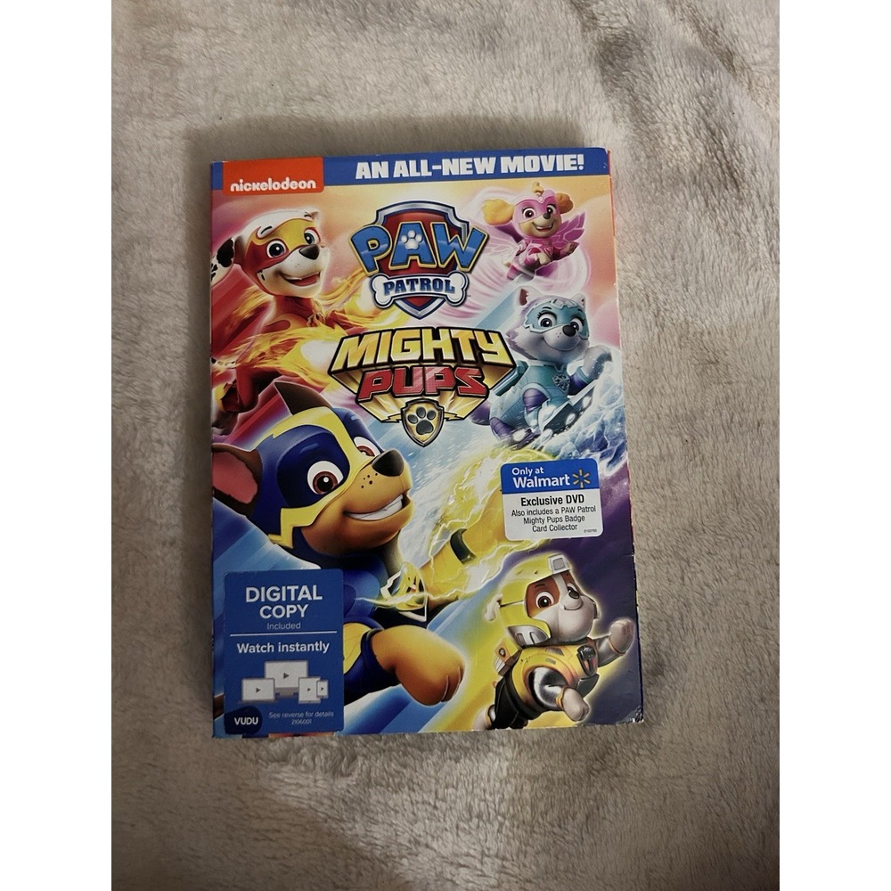 Paw Patrol: Mighty Pups Dvd! No Digital‎ Copy!